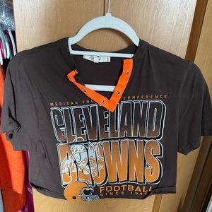 cleveland browns crop top